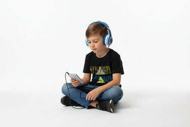 Boy with headphones