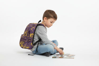 Boy with puzzle