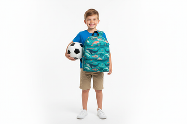 Boy with soccer ball