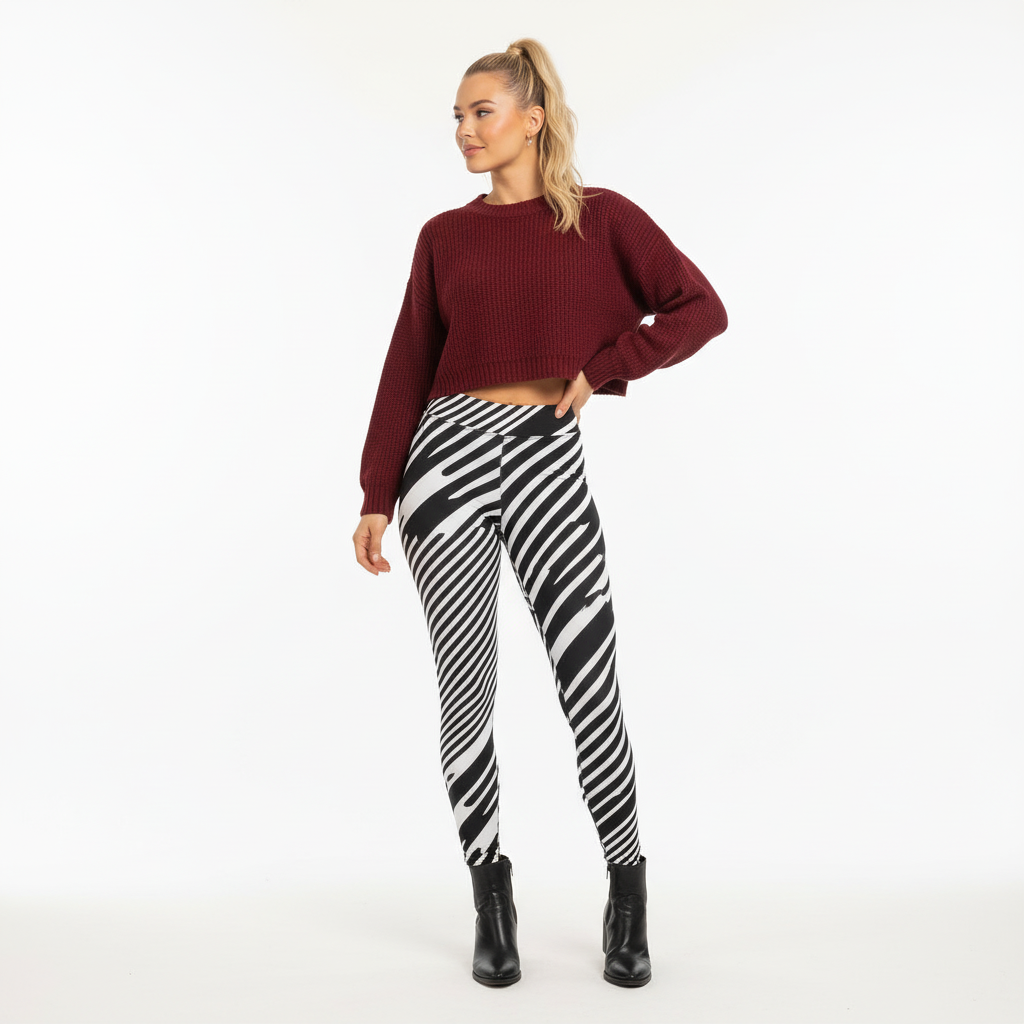 Burgundy sweater fall look