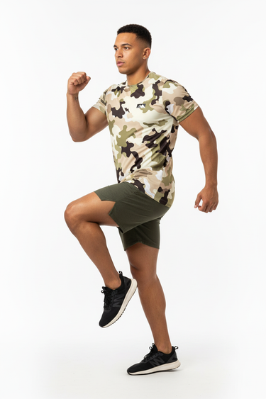 Camo Tee Side View - Look 5