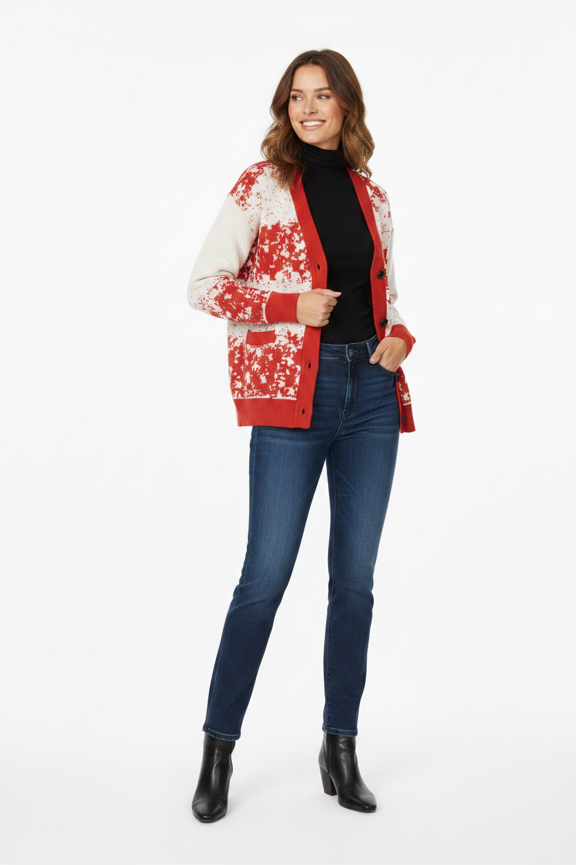 Cardigan with Dark Jeans