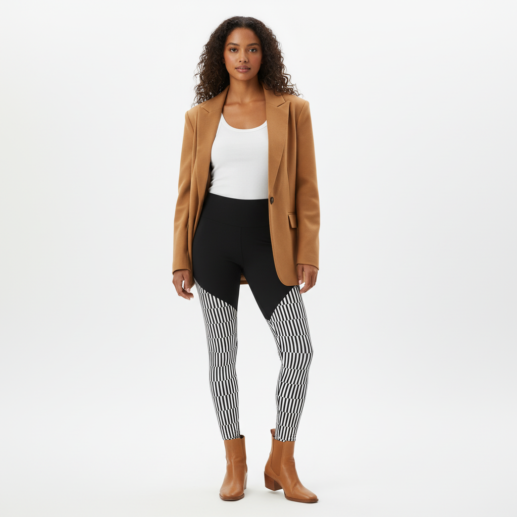 Casual chic look with blazer
