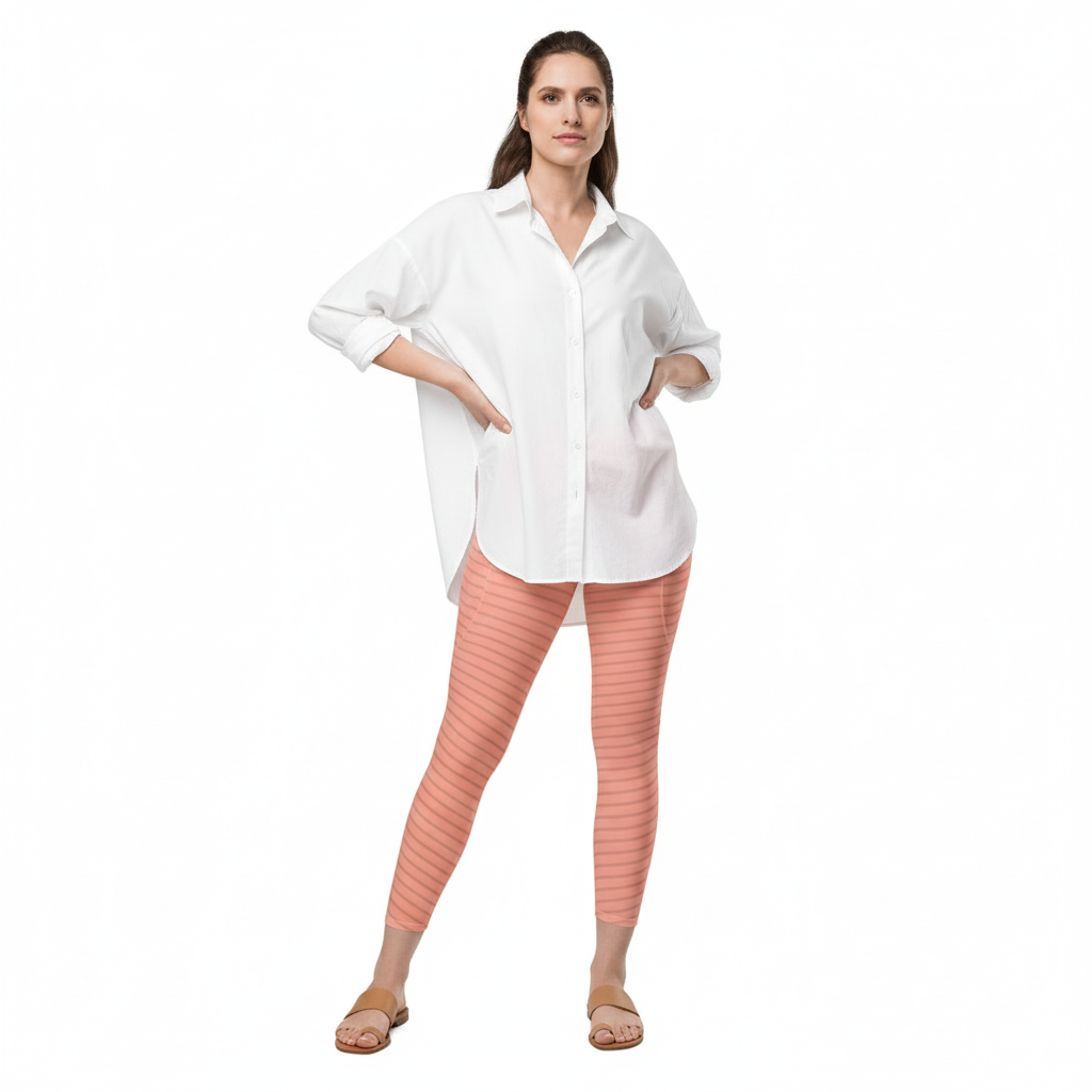 Casual chic with oversized shirt