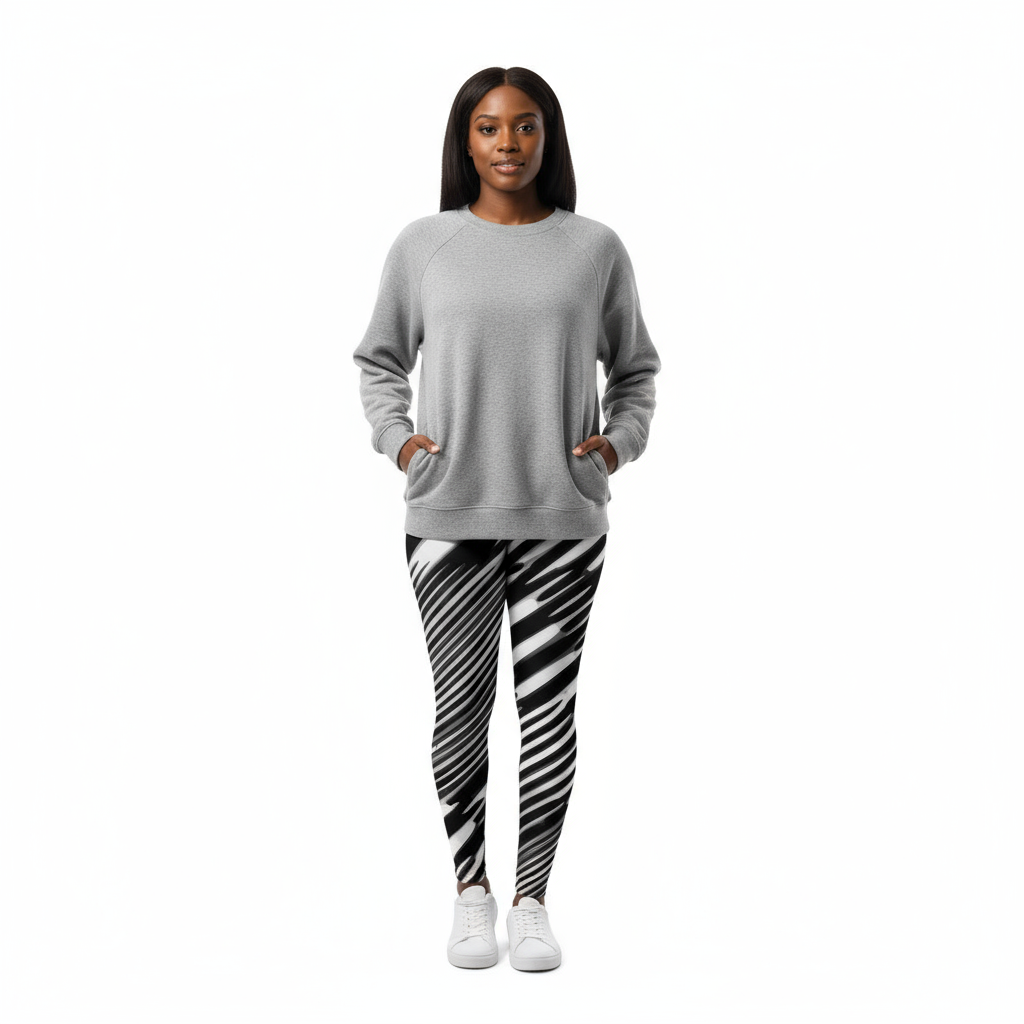 Casual sweatshirt look