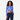 Ocean Wave Abstract Recycled Long-Sleeve Crop Top