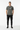 Charcoal tee front with joggers
