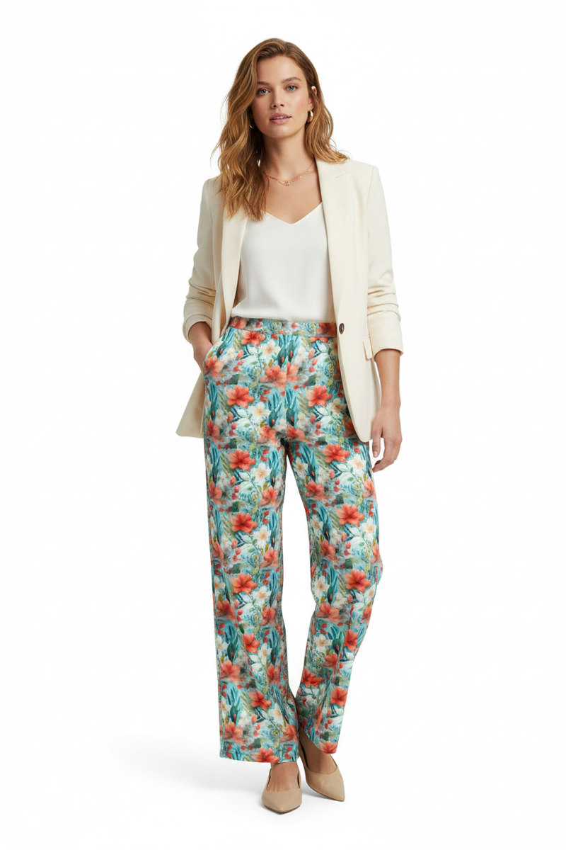 Classy Look 2 - Cream blazer and pointed flats