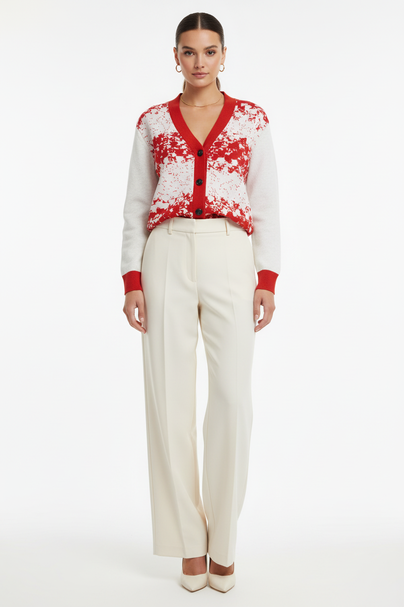 Classy Look 2 - Tailored Cream Trousers & Heels
