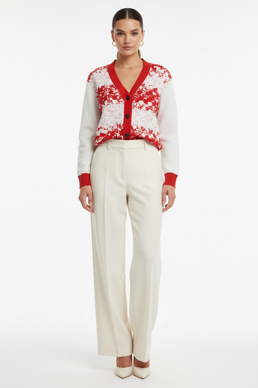 Classy Look 2 - Tailored Cream Trousers & Heels