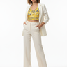 Classy Look 3 - Blazer with Wide-Leg Trousers & Mules