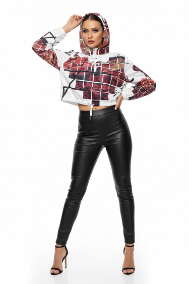 Classy Look 4 - Leather pants and strappy heels