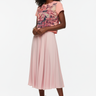 Classy Pink Midi Skirt Front
