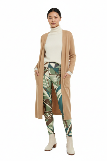 Classy turtleneck cardigan