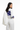 Classy White Trousers Blazer Back