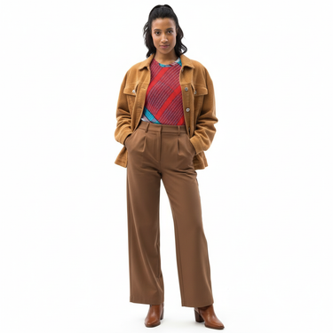 Cozy Summers Tee with Corduroy Jacket