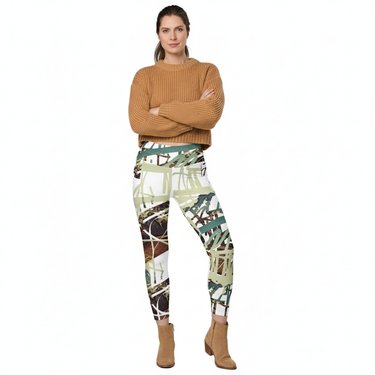Cropped camel sweater fall look