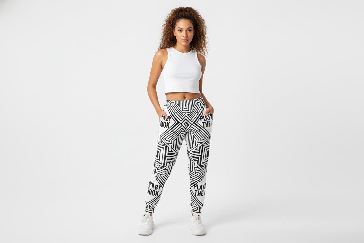 Cropped tank and sneakers