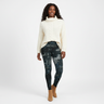 Fall look with Black model
