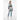 Female Distressed Jeans Look