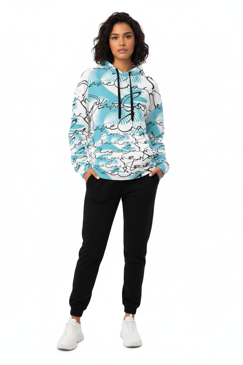 Female front turquoise