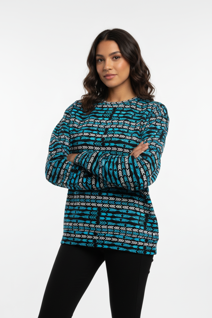 Female model arms crossed confident