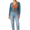 Female model - buttoned cardigan