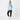 Female model in blue aqua Surfxion hoodie with track pants