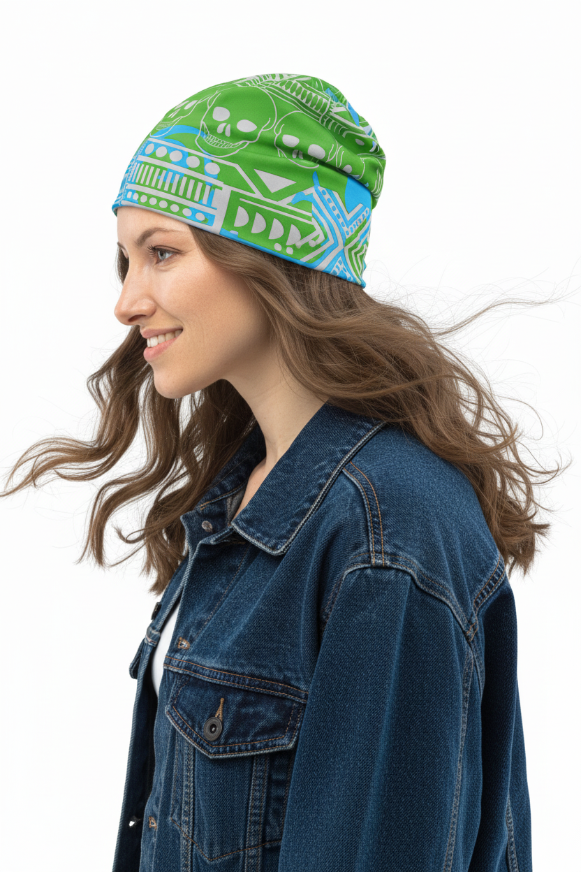 Female model - profile with hair flowing