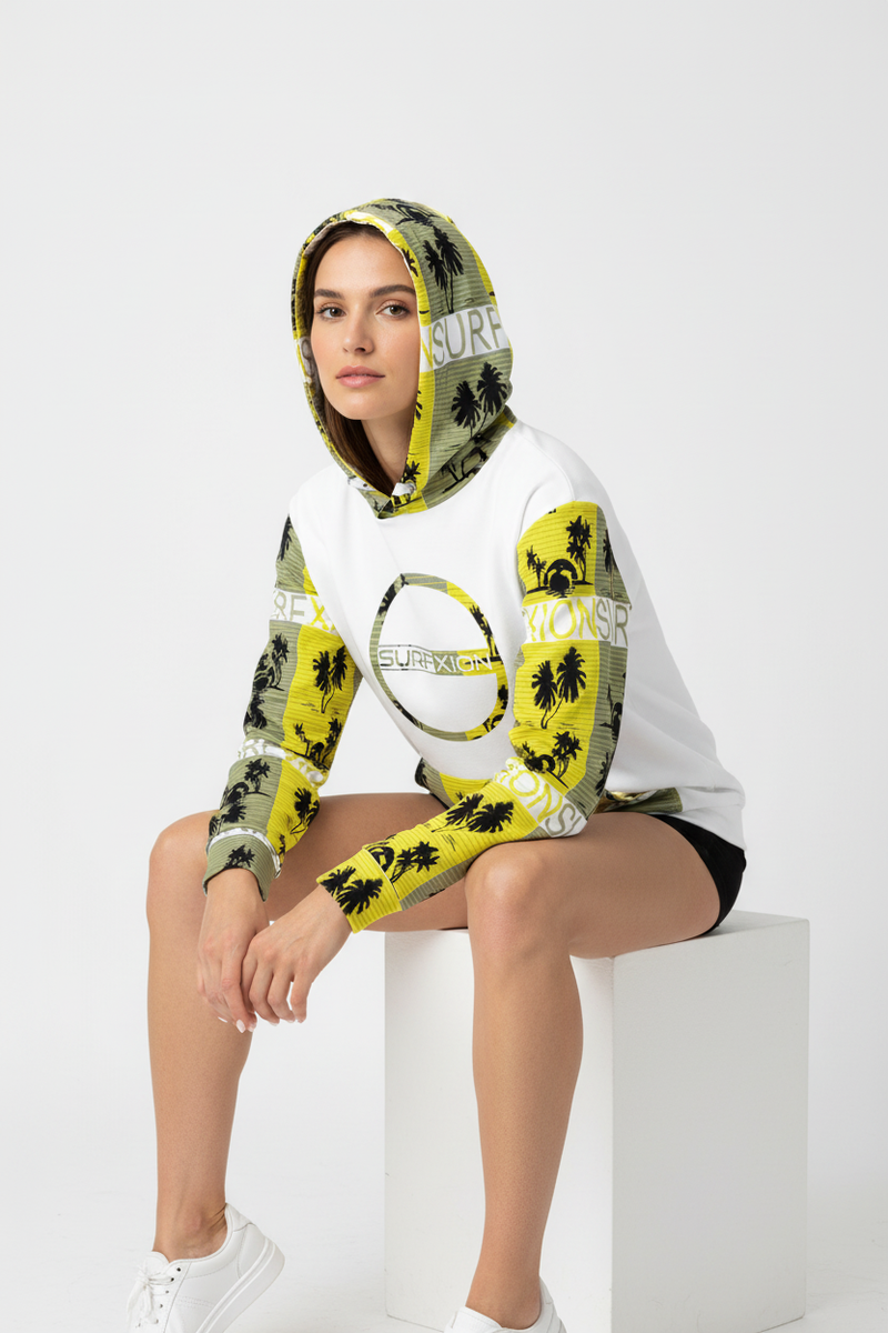 Female model sitting pose casual