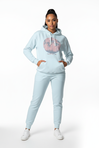 Female Sky Blue Pockets