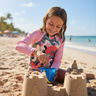 Girl Building Sandcastle