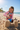 Girl Building Sandcastle