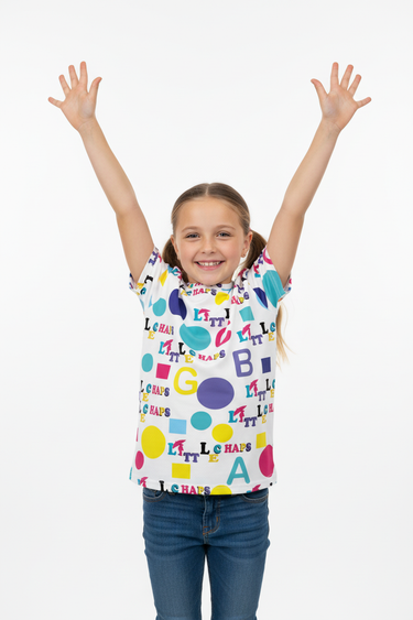 Girl celebrating excited