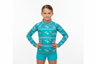 Girl confident pose white background