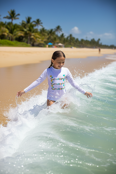 Girl in Ocean Waves