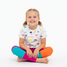 Girl sitting cross-legged