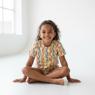 Girl sitting smiling