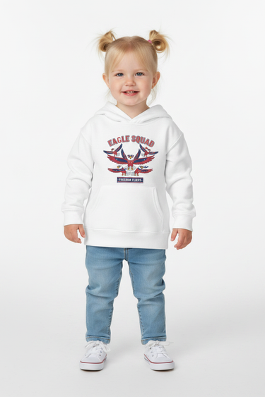 Girl White Hoodie Standing