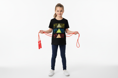 Girl with jump rope