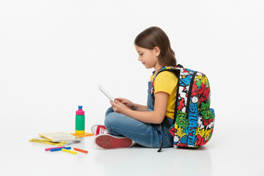 Girl with tablet