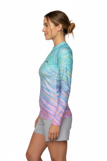 Gradient Rash Guard - Side View