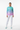 Gradient Rash Guard with White Joggers