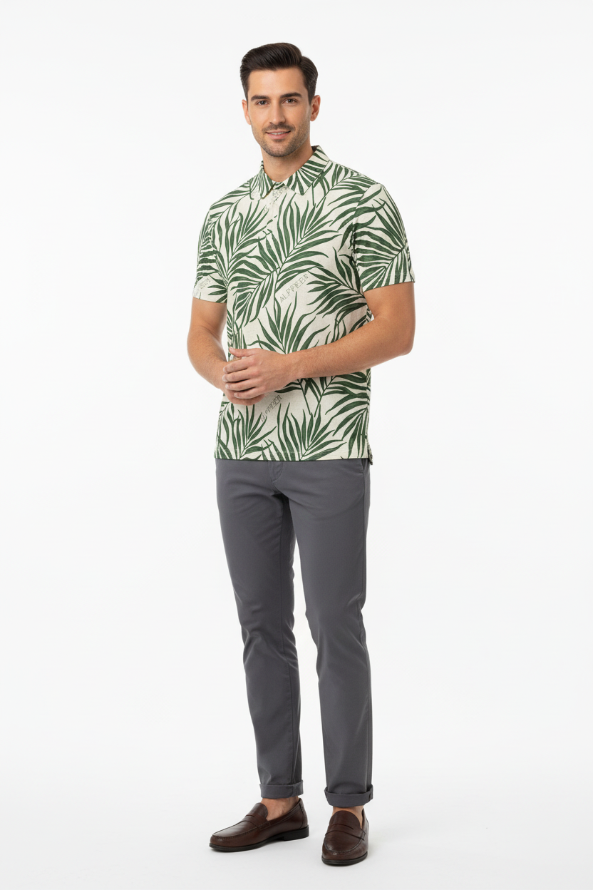 Gray Chinos Look