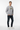 Grey sweatshirt hands in pockets