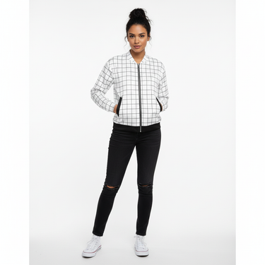 GridLock Jacket - Denim Look