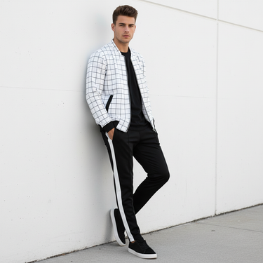 GridLock Jacket - Streetwear Look