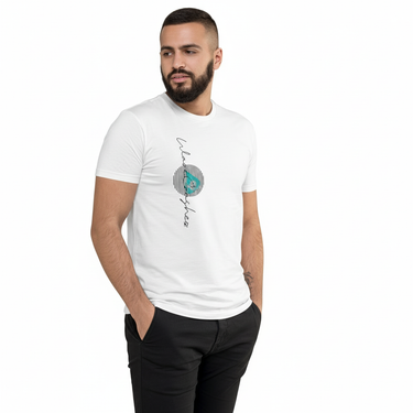 Hispanic Model White Tee