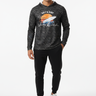 Hoodie with Black Joggers Front