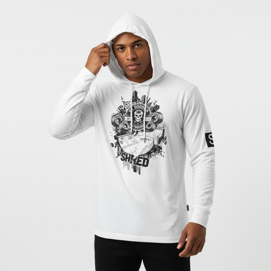 Oddson Grind & Shred Hooded Long Sleeve Tee